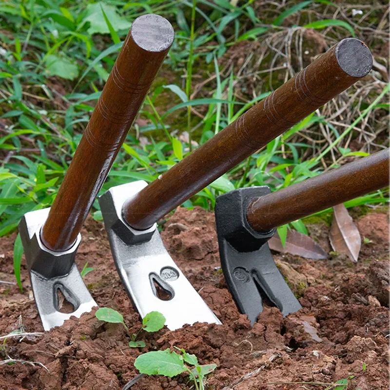 ทนทานสวนเครื่องมือ Hand Hoe Weeding สวนเครื่องมือฟาร์มการเกษตรสวนเครื่องมือผักสวน Hoe