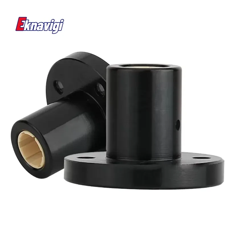 1PCS LMK/LMF10/12/16/20UUMaintenance-free Engineering Plastic Aluminum Plastic Square/round Flange Linear Bearings