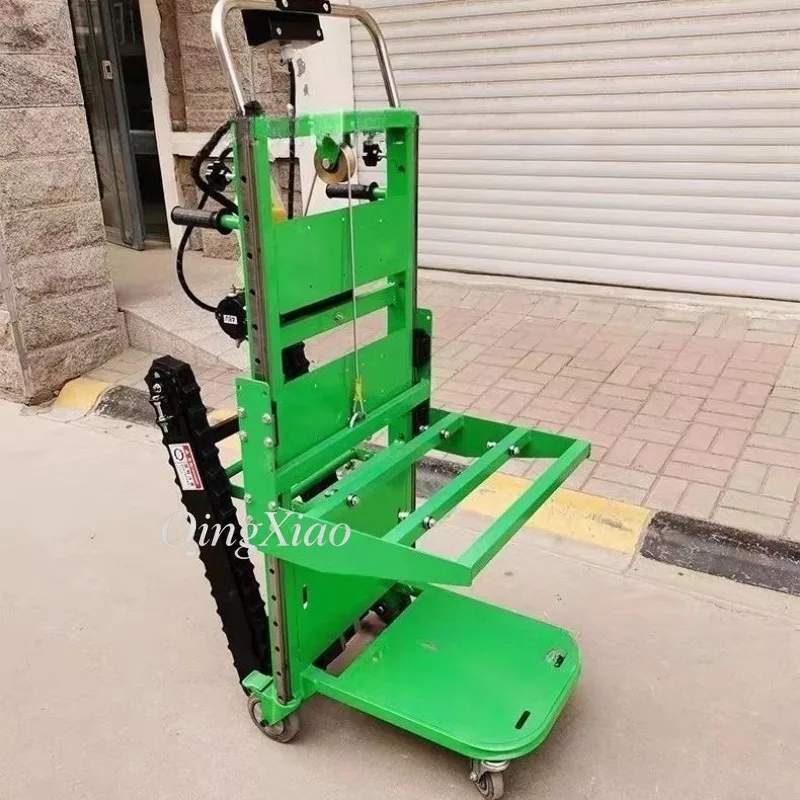 Fotografia 4: Novo Carrinho de Transporte para Subir Escadas, Equipamento para Transporte de Cargas e Entrega de Água em Escadas