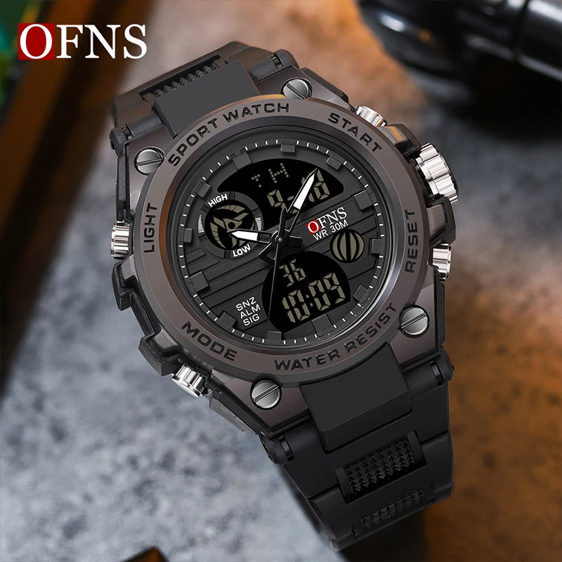 OFNS G Style Men Digital Watch Date Military Sports Watches Waterproof Electronic Wristwatch Mens Clock Orologio da uomo 739