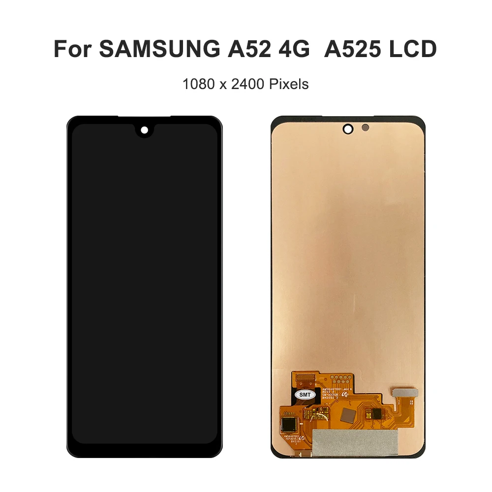 A52 4G For Samsung 6.5\'\'For AMOLED A525F A525F/DS A525M A525M/DS LCD Display Touch Screen Digitizer Assembly Replacement