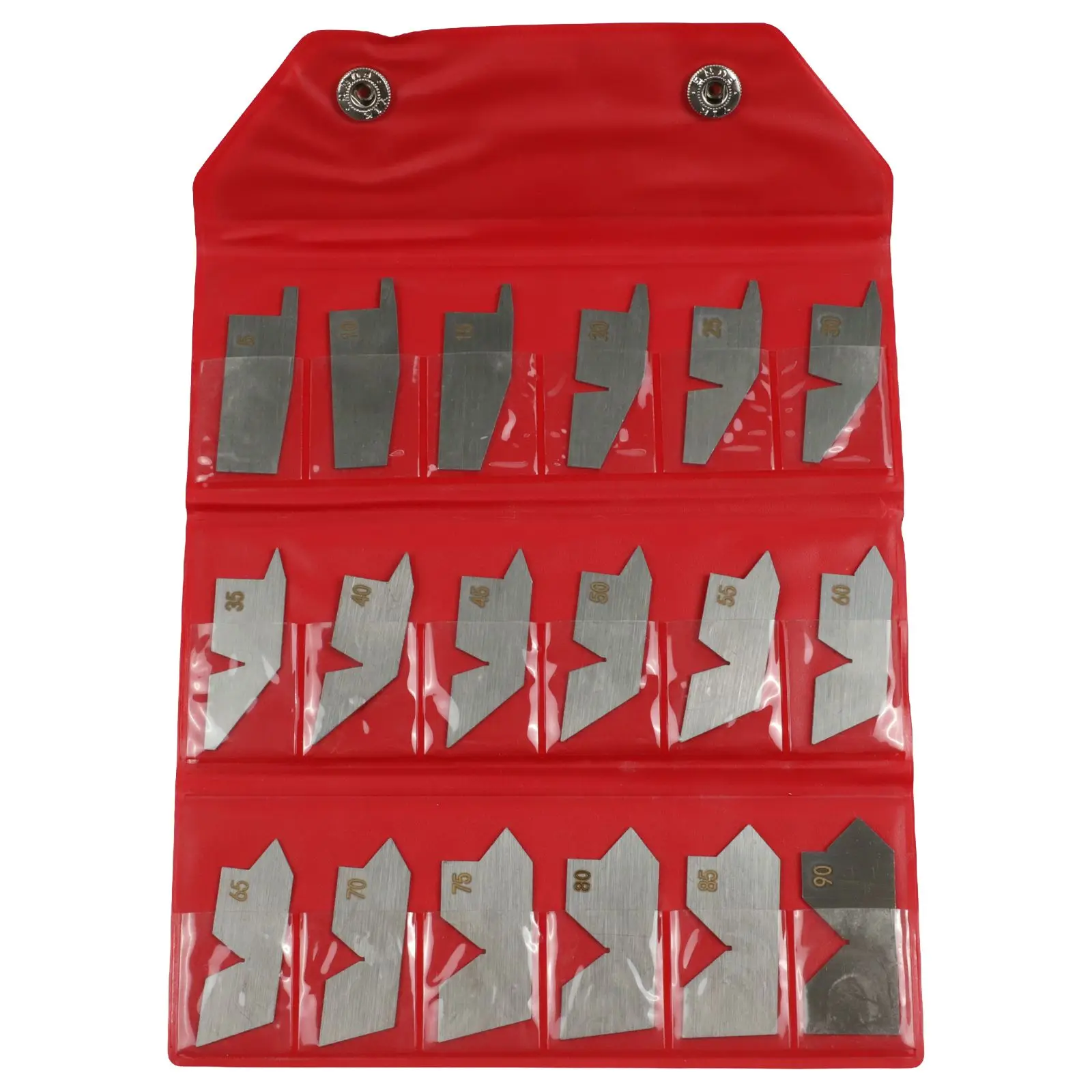 As Pictured Angle Gauge Set 18 Piece Angle Gauge Set For Inspectors Angle Gauge Angle Checking Set 8 Measuring Faces