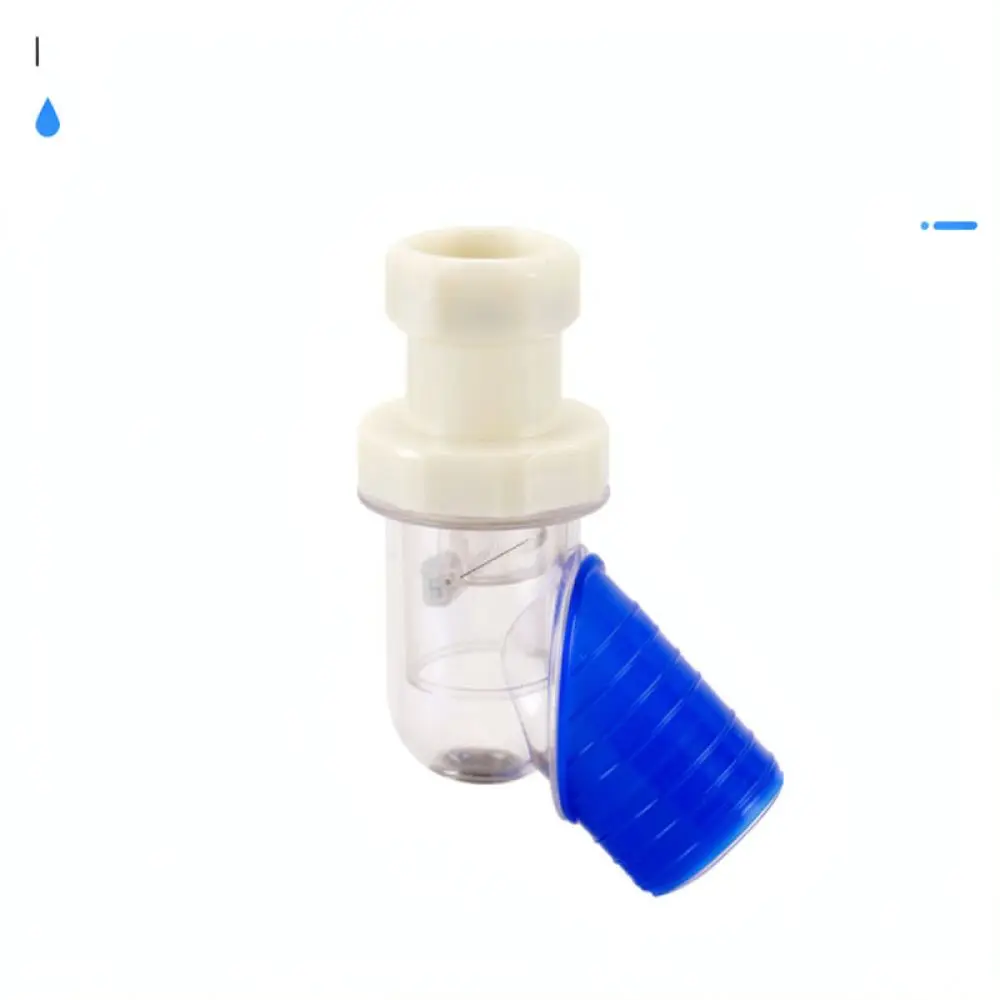 50mm PVC Pipe Fitting 45 Degree Wall Drain Connector Kitchen Sink Waste Adapter Sanitary Plumbing System Anti Backflow Joint