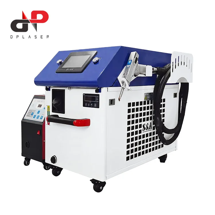 1000W 1500W 2000W Portable Handheld Fiber  Welder With S&A Chiller