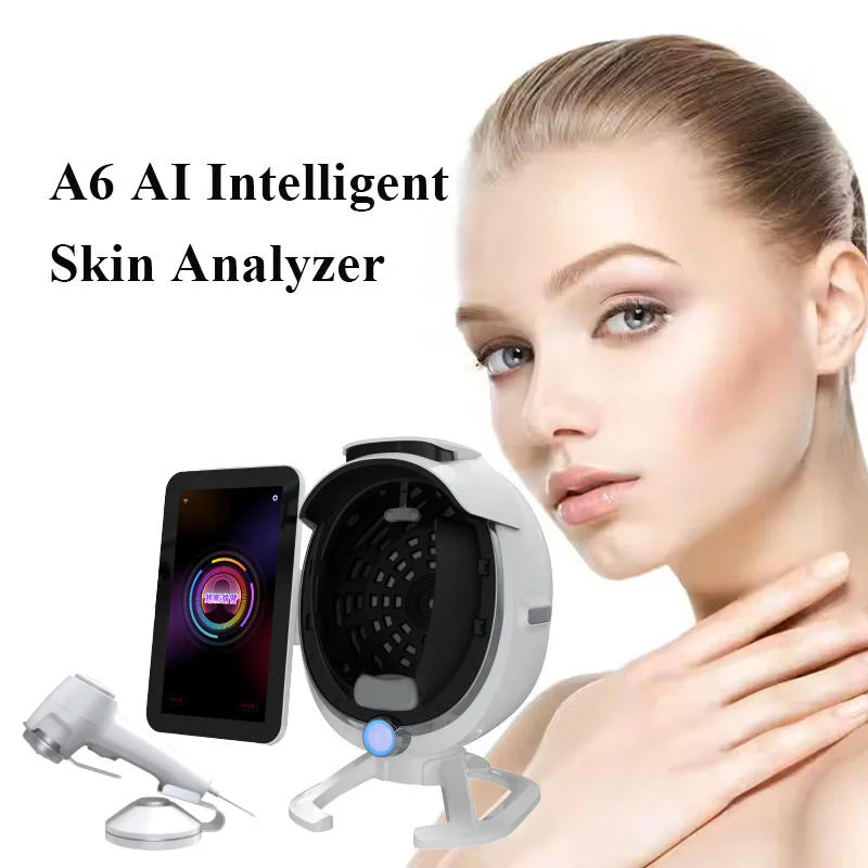Professional Salon Facial AI Skin Scanner Analyzer 8 Spectrum 3d Facial Skin Analyzer Machine Skin Tester Face Analysis Equipmen