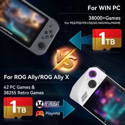 512GB/1TB Game Card For ROG ALLY With 42000+Games For PS3/PS2/Sega Saturn/Switch/Wii/Wiiu/SNES/Gamecube with Emulators&PC Games
