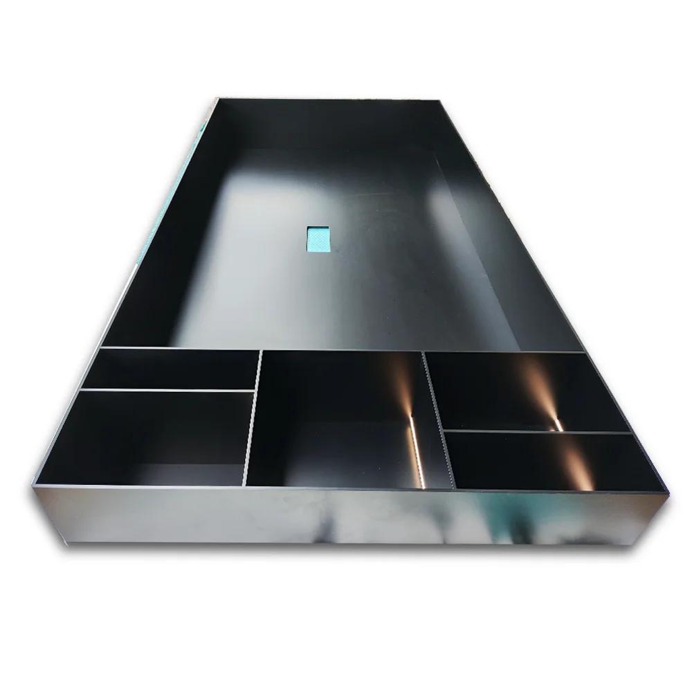 Modern Minimalist Metal TV Stand with Storage and Modular Wall Panels for Living Room Hospital School & Warehouse Use