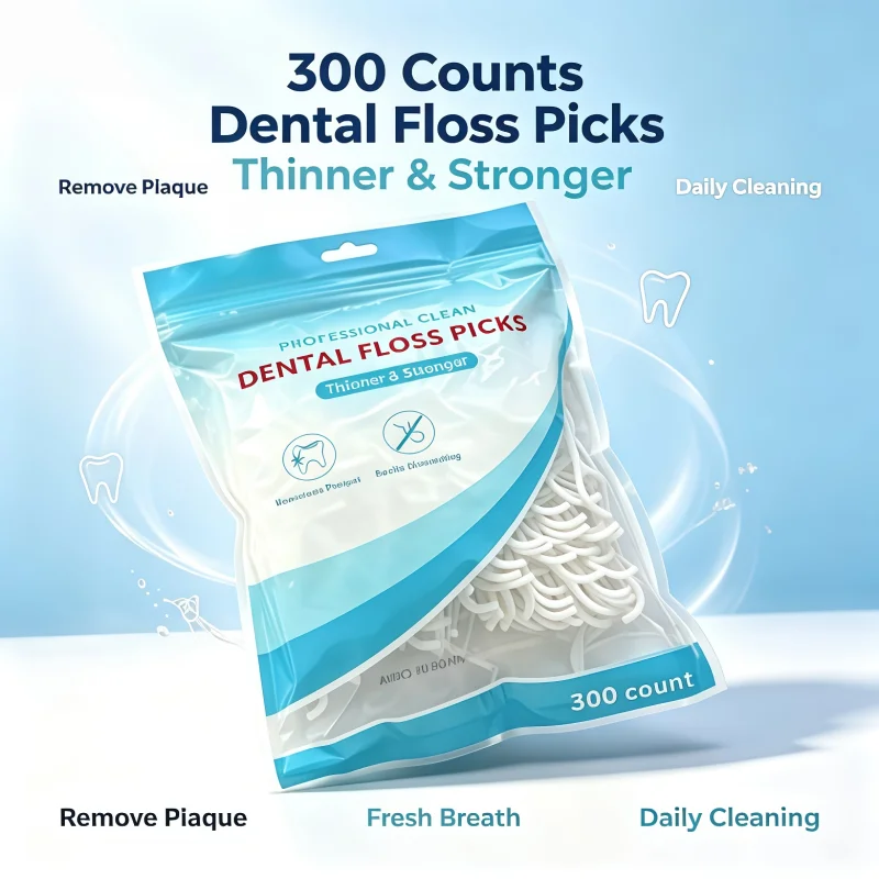 2026Hot 30/50/100/150/300pcs Ultra-Fine Toothpicks Home Set Portable and Disposable Care Floss- Deep Cleaning for Oral Care