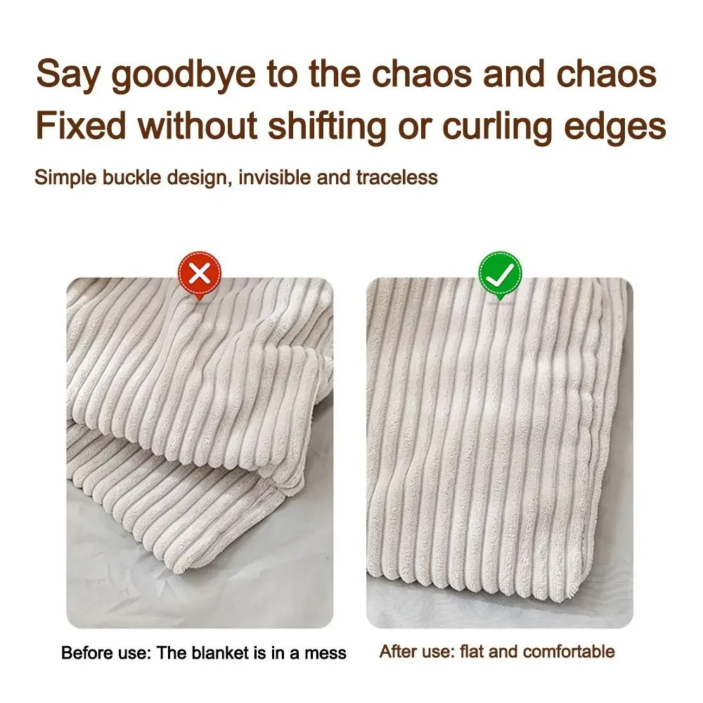 8/12Pcs Anti Slip Duvet Cover Snap Clips Easy to use Multifunctional Fastener Clothes Pegs Quilt Fixing Tool Inside Duvet