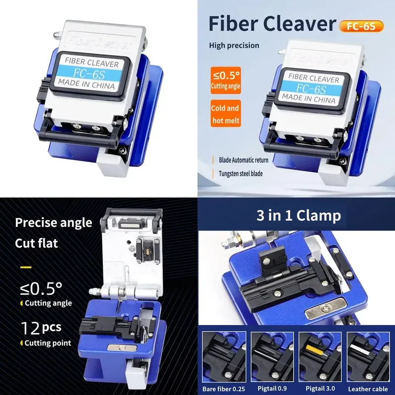 Made in China FC-6S Fiber Optic Equipment High Quality Fiber Optic Cutter with Fc-6S Blade
