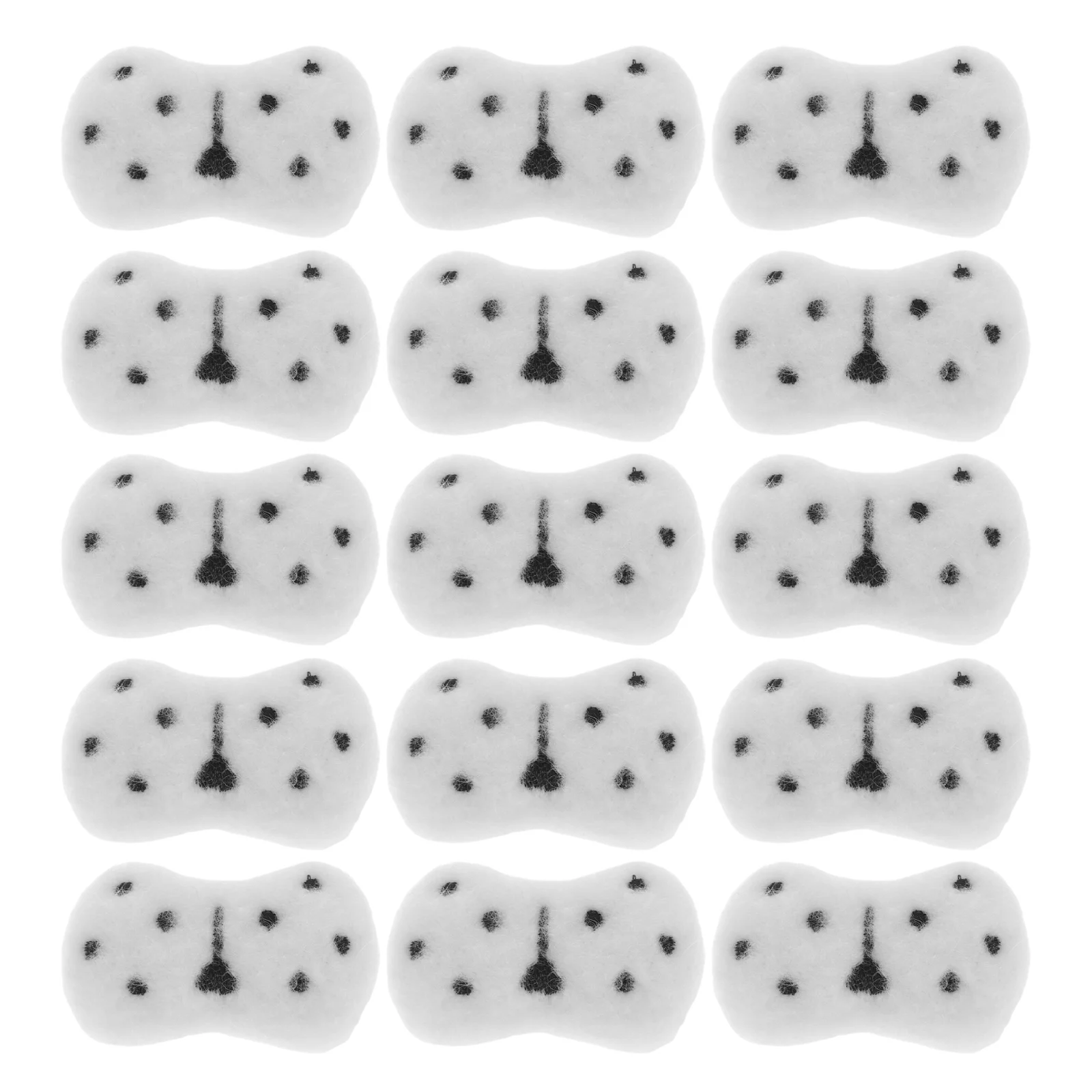 15 قطعة أنف السلامة DIY بها بنفسك الكروشيه الحيوانات الإبداعية محشوة الكلب الدب الأنف اكسسوارات اليدوية لوازم الحرفية للحيوانات المحشوة #1