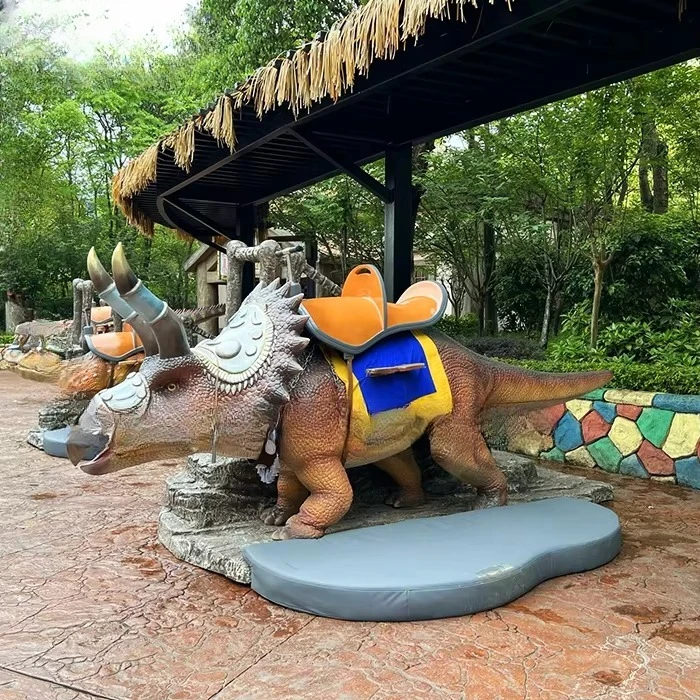 Coin-operated Kids Dinosaur Ride Mall's Most Popular Electronic Dinosaur Ride