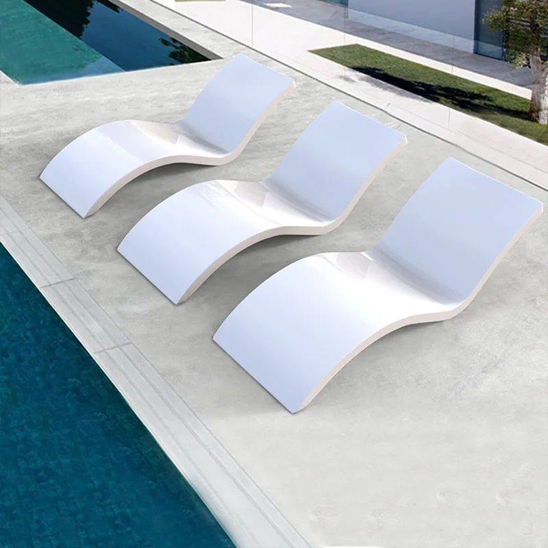 Outdoor fiberglass seats, coffee tables, sofas, beach chairs