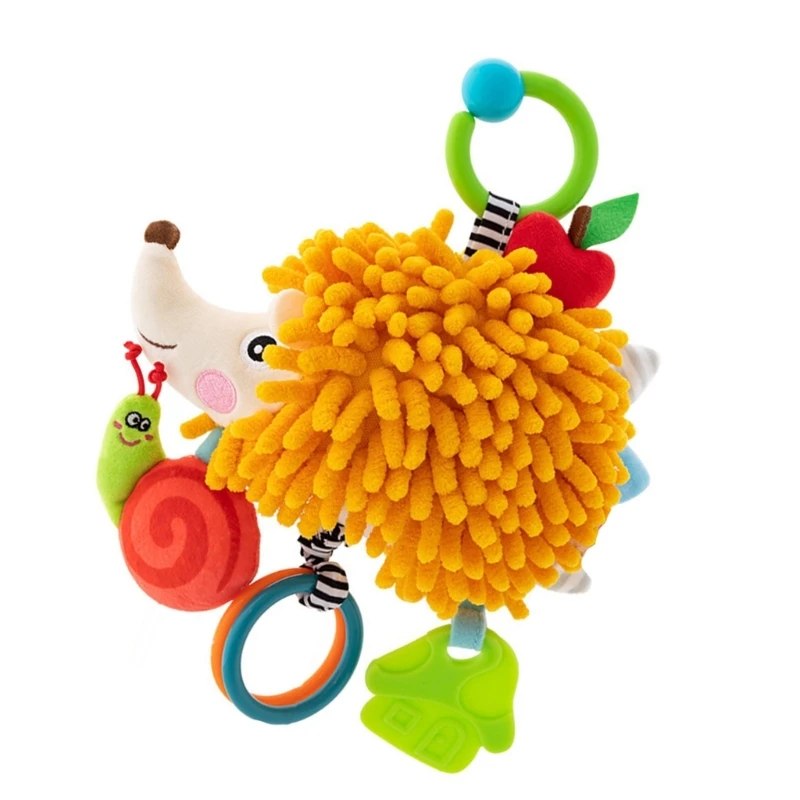 Musical Baby Crib แขวนของเล่นสัตว์ Rattles สำหรับ Visual Auditory Development 15UB