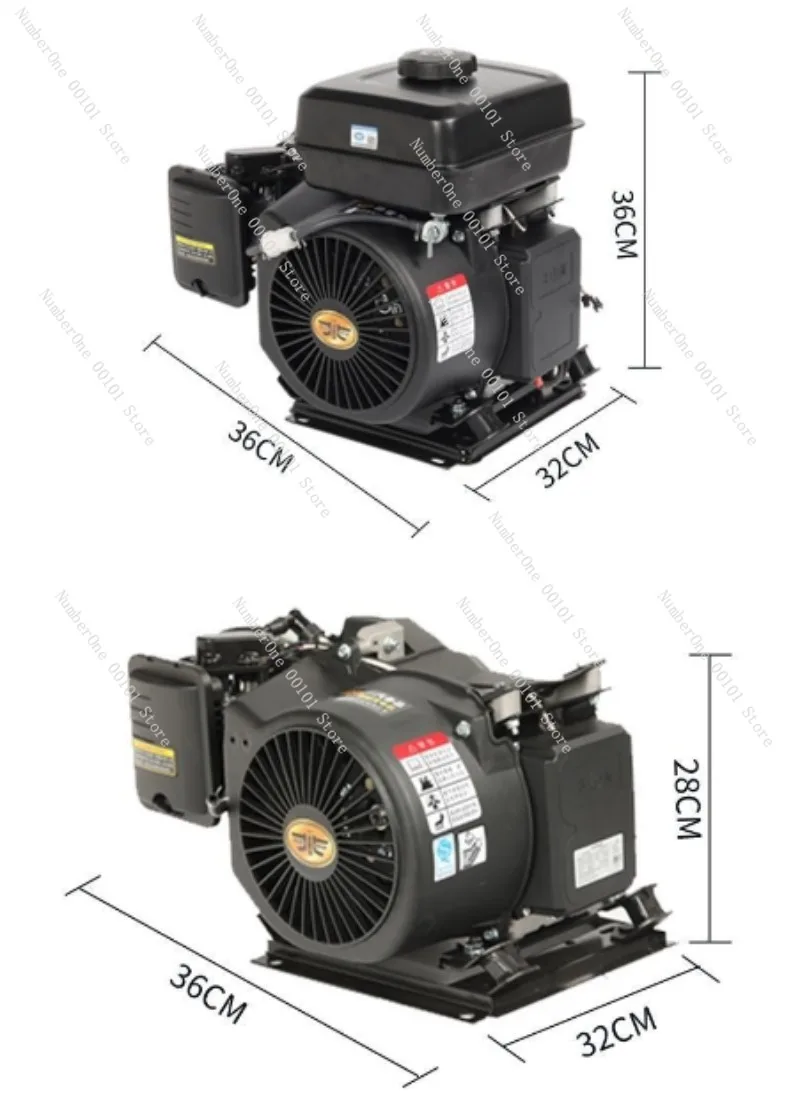 48V 60V 72V Portable Range Extender Generator, 4KW 5KW 6KW Low Noise for EV Golf Cart & Four Wheeler