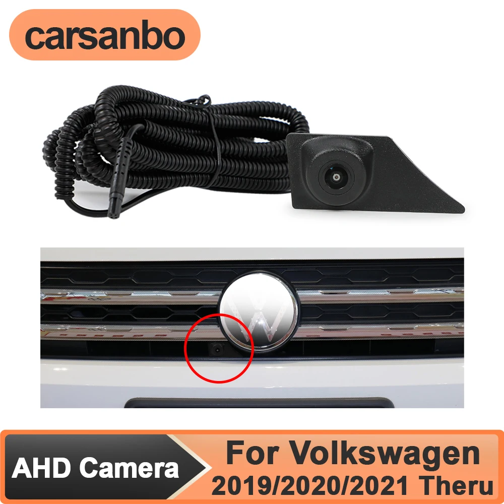 

Carsanbo 150° Fisheye Lens AHD 1080P Car Front View Camera for Volkswagen 2019/2020/2021 Tharu Waterproof Parking Monitoring OEM