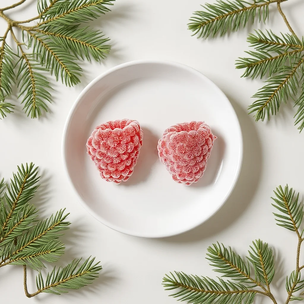 Raspberry Pendant Flocked Resin Fruit Pendant Flocked Resin Pendant Fresh For Diy Necklaces Personalized Jewelry Fashion Jewelry