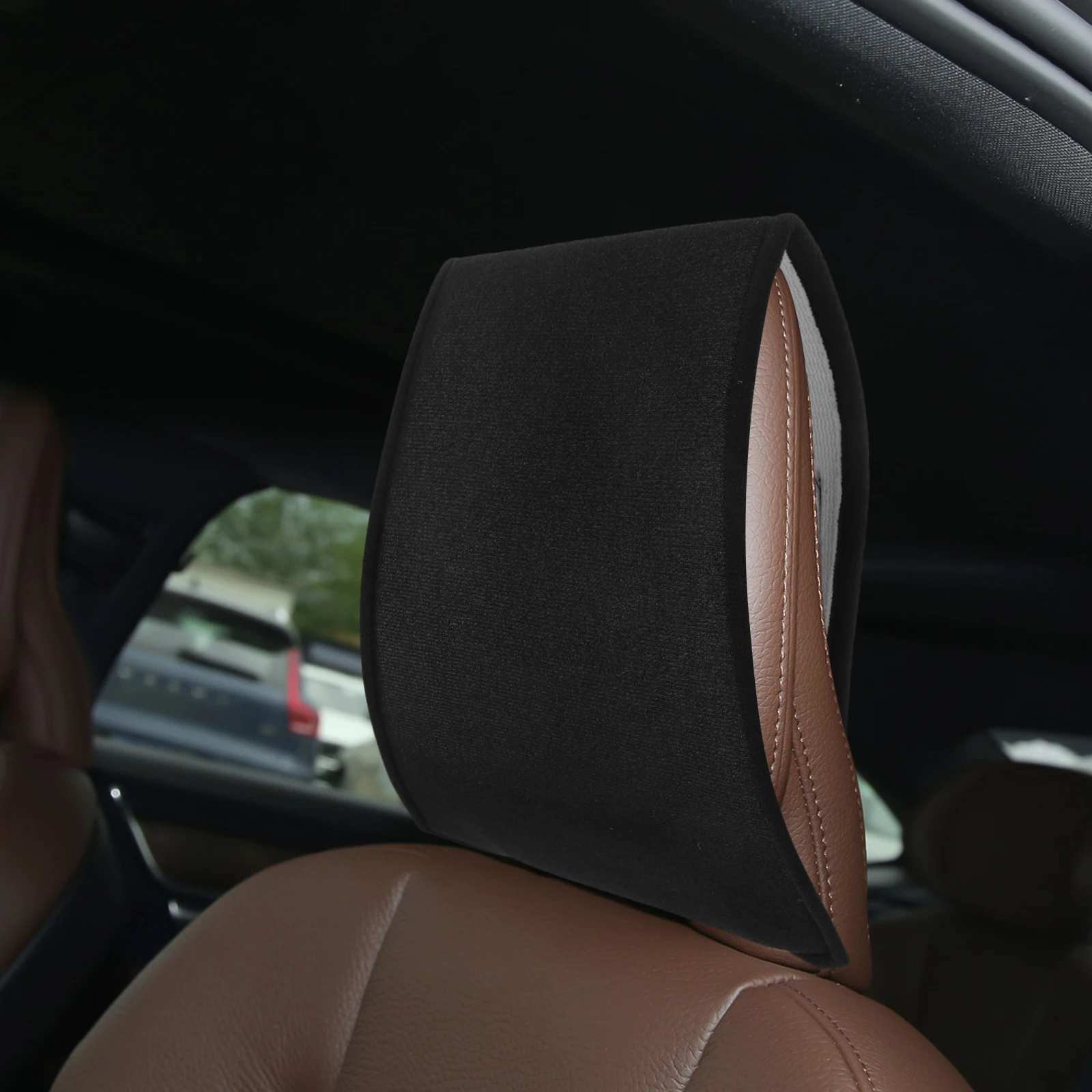 

Headrest Cover Car Seat Replacement Accessory Covers for Cars Protective Modern Feeling Durability Fits Most Vehicles Classic