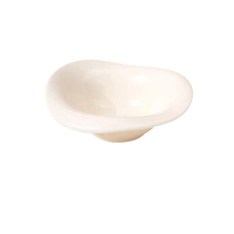 

Irregular ceramic dessert plate cake plate western salad plate high value breakfast light luxury high sense