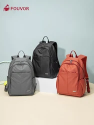 Fouvor-Mochila Commuter de Grande Capacidade para Mulher, Casual, Impermeável, Versátil, Compras, Sacos Leves ao Ar Livre, 2961-21, Novo, 2024