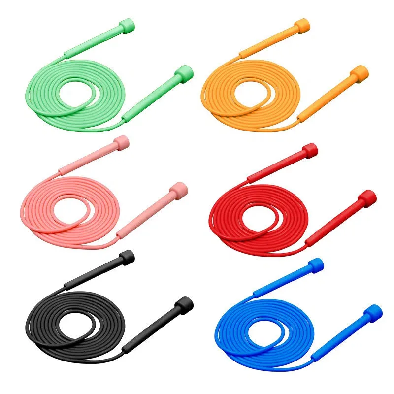 6pcs Skipping Rope Jump Crossfit Professional Gym PVC Adjustable Fitness Equipment Muscle Speed Exercise MMA Training workout