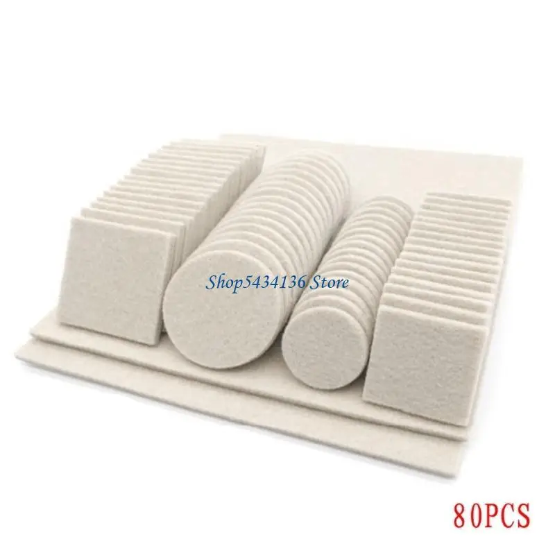 

H7ED Фетровые прокладки 80/130 шт. Твердые и неровные поверхности предотвращают появление царапин для шкафов, книжных столов,