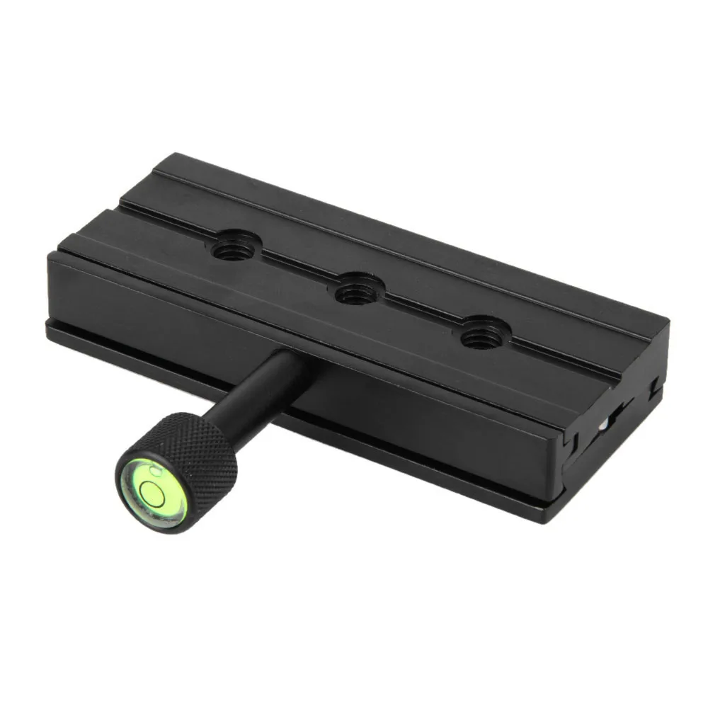 120*50 مللي متر المشبك محول ل DSLR حامل كاميرا ترايبود سريعة الإصدار لوحة جبل برغي محول مع فقاعة مستوى K120