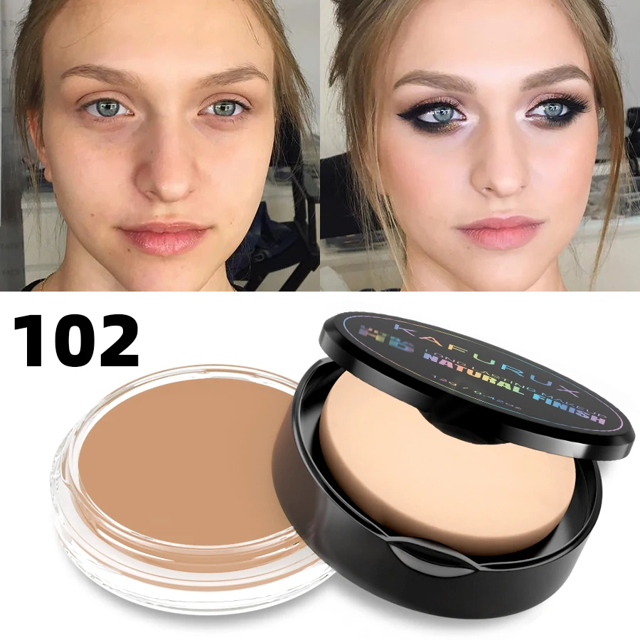 9 色の高カバレッジ 1pc ファンデーションコンシーラーカバー抗くまそばかす長期的な防水 BB クリームフェイスメイクアップベース
