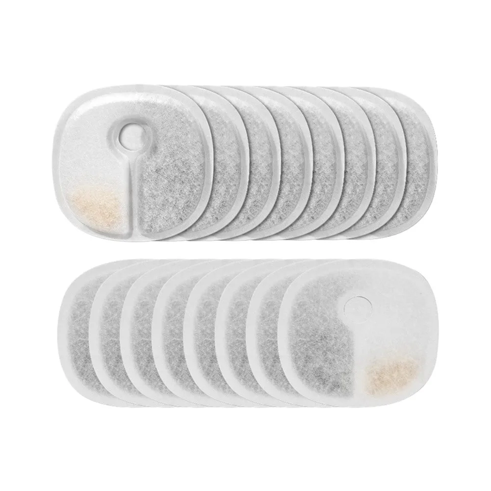16 Count Filter Refills Compatible with For E1 For E1+ Cat Fountain 2L Designed for Continuous Clean Water Supply for Cats