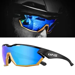 Kapvoe Men Polarized Cycling Sunglasses Outdoor Women Fishing Sunglasses MTB Eyewear Driving Hiking Goggles Sports Bike Eyewear