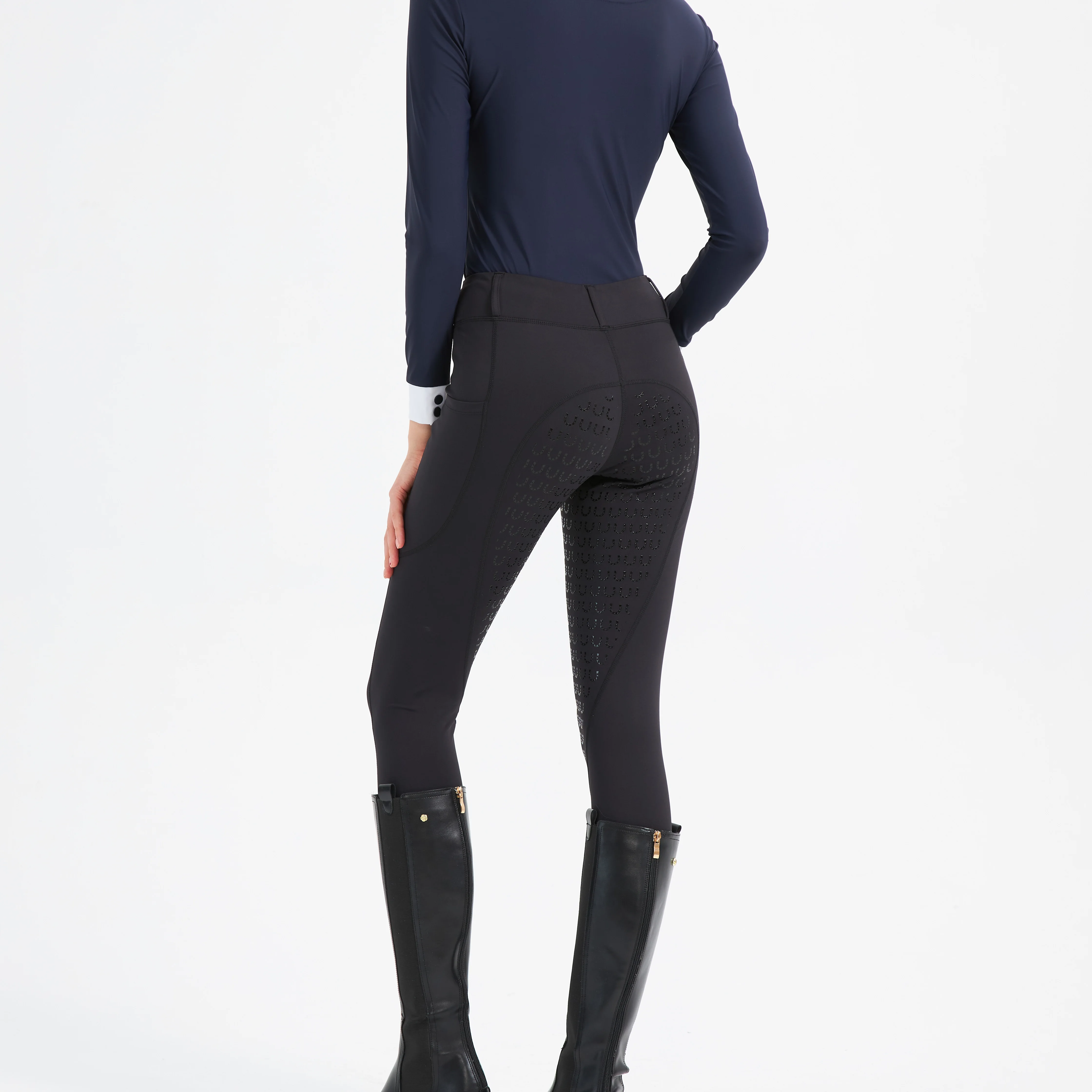 Весенне-летние брюки для верховой езды, женские трикотажные эластичные облегающие силиконовые брюки для верховой езды, узкие брюки для верховой езды, дышащие, мы