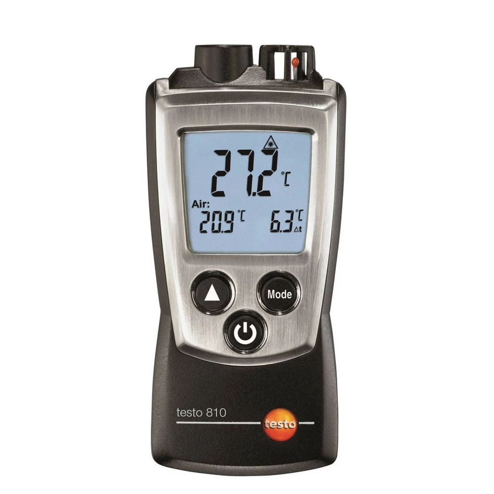 Original Testo 810 Infrared NTC temperature Meter Thermometer -30~+300 °C Pyrometer Non-contact with Backlight