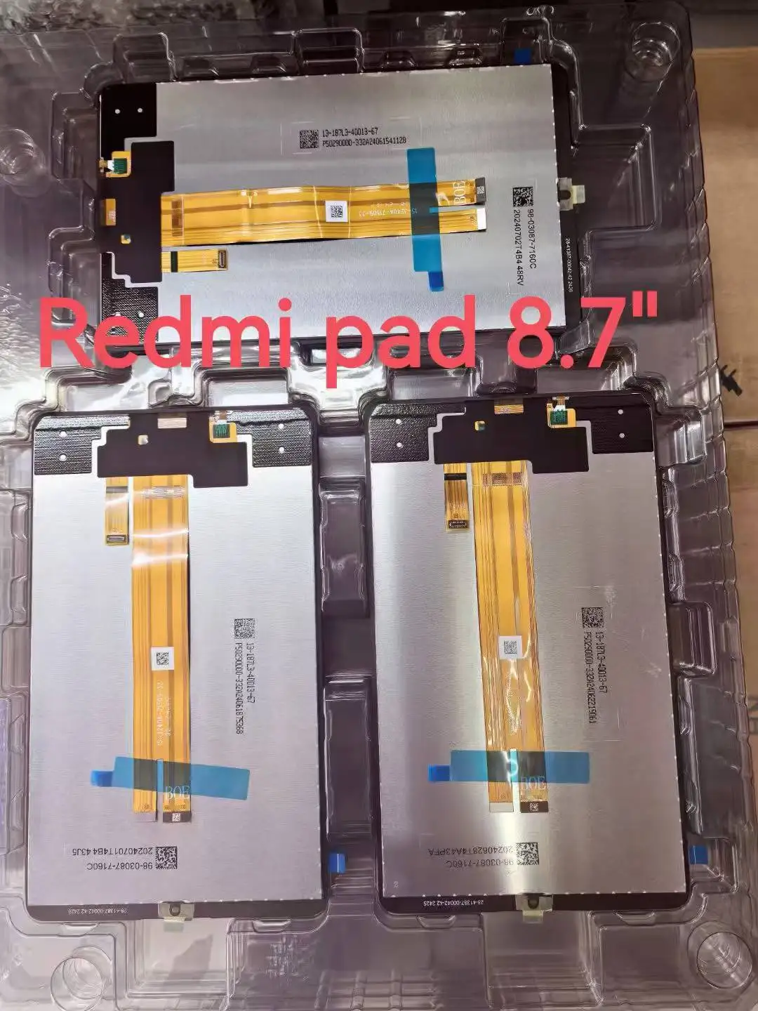 

Tablet Display 8.7" For Xiaomi Redmi Pad SE 8.7 24075RP89G Touch Screen LCD Display Digitizer Panel Assembly Replacement Repair
