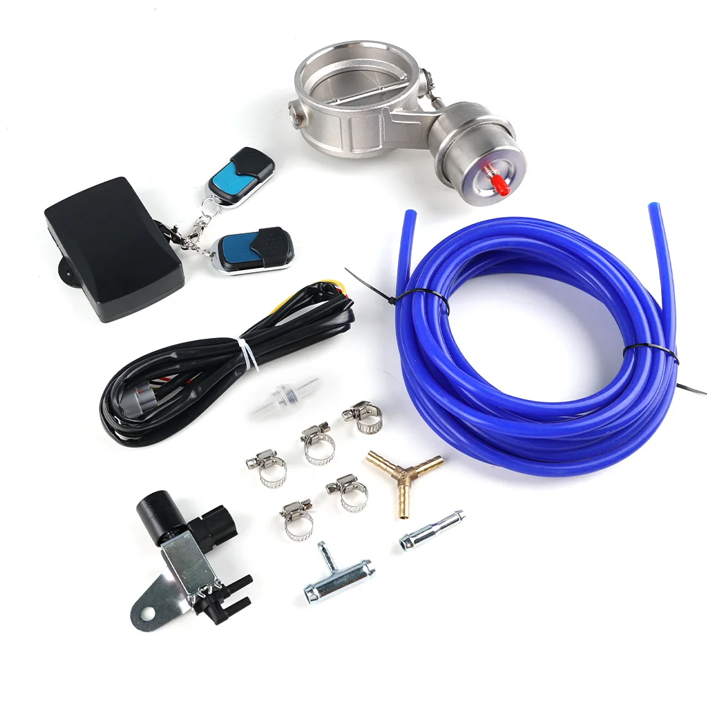 

2"/2.5"/3"/3.5" Vacuum Actuator CUTOUT With Exhaust Control Valve Set Pipe CLOSE STYLE and Wireless Remote Controller