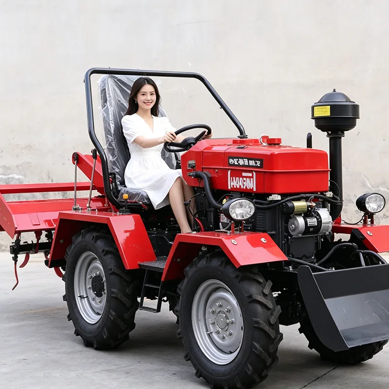 

Customized Small Micro Tiller Enhancing Wheel Type Cultivator and Four Wheel Rotary Tiller