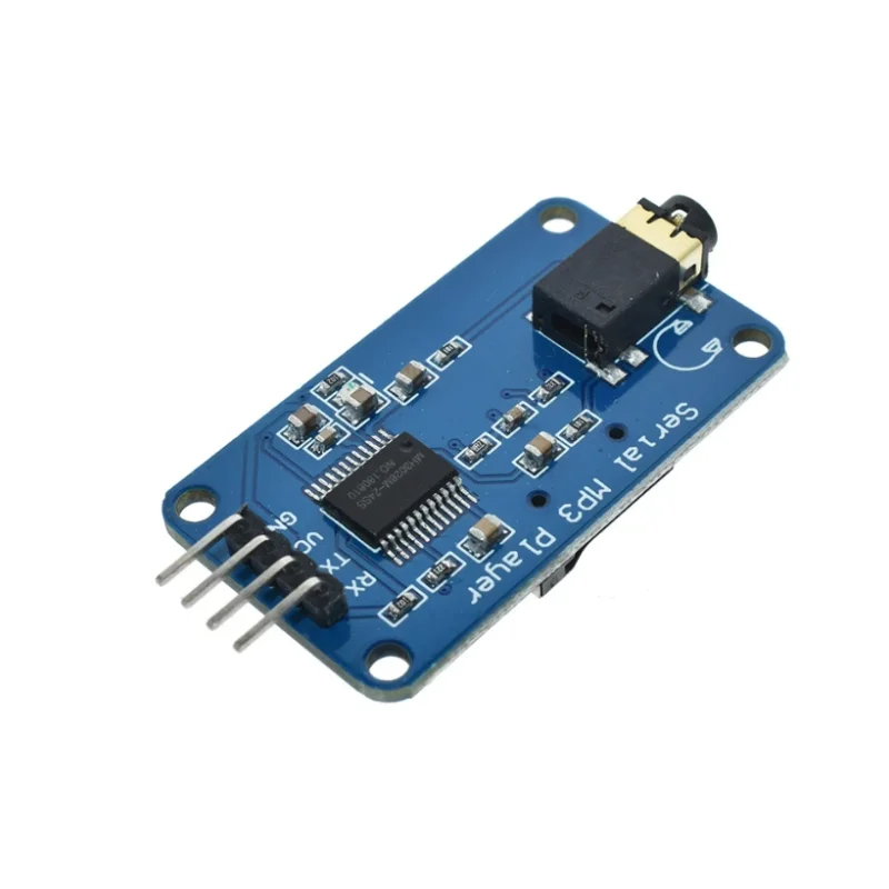 UART TTL Módulo de Controle Serial, Suporte MP3 Music Player, WAV Micro SD, Cartão SDHC para Arduino, AVR, ARM, PIC, 3.2-5.2V, DC, YX5300