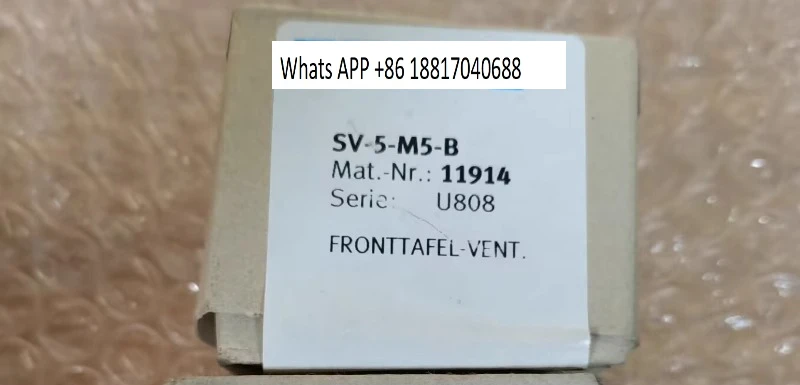 

Panel Mount Valve SV-5-M5-B 11914