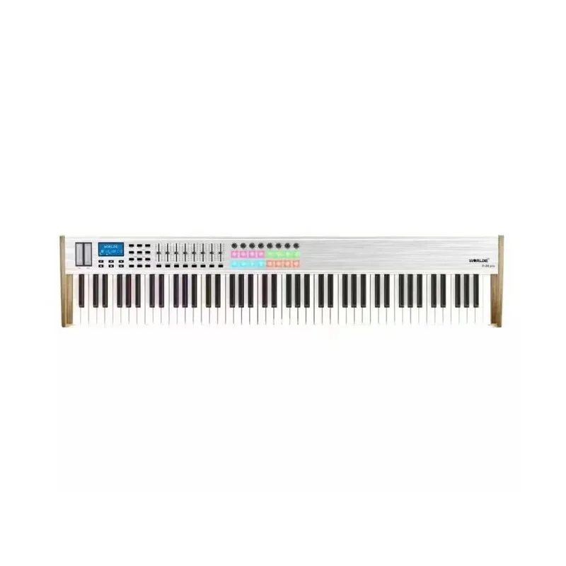 

Профессиональный MIDI-контроллер Worlde Pro 88 клавиш, USB-клавиатура для цифрового музыкального студийного пианино, 88 клавиш, оптом для музыкальных инструментов
