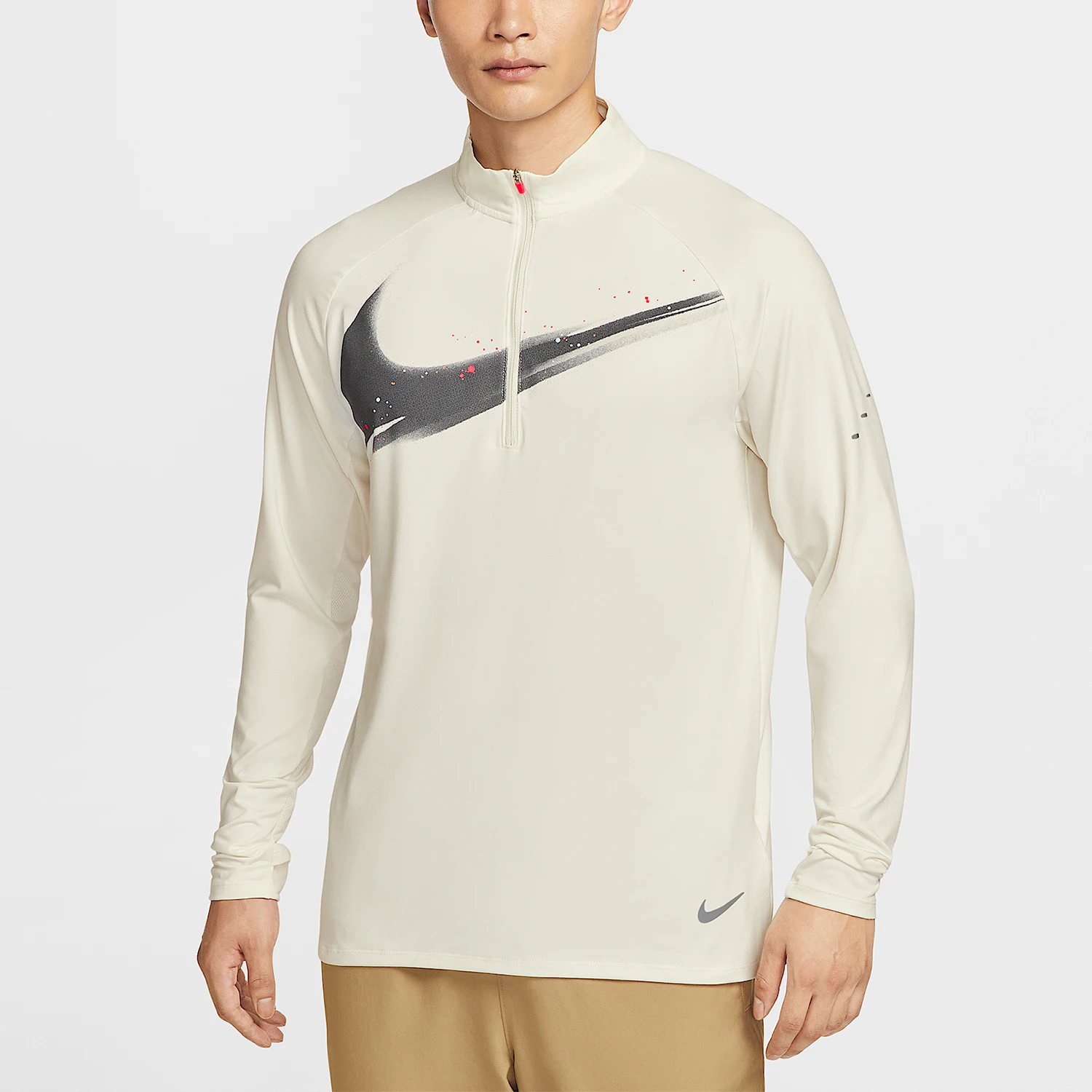 

Оригинальная мужская футболка Nike Dri-FIT с защитой от солнца, классическая футболка для бега с длинными рукавами IM9357-133