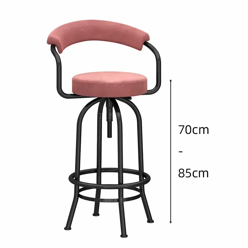 Cadeira nórdica ergonômica para casa, Cadeiras de design moderno, Maquiagem, Banquinho de café, Bancos de bar, Sala de estar, Jardim, Cozinha de luxo