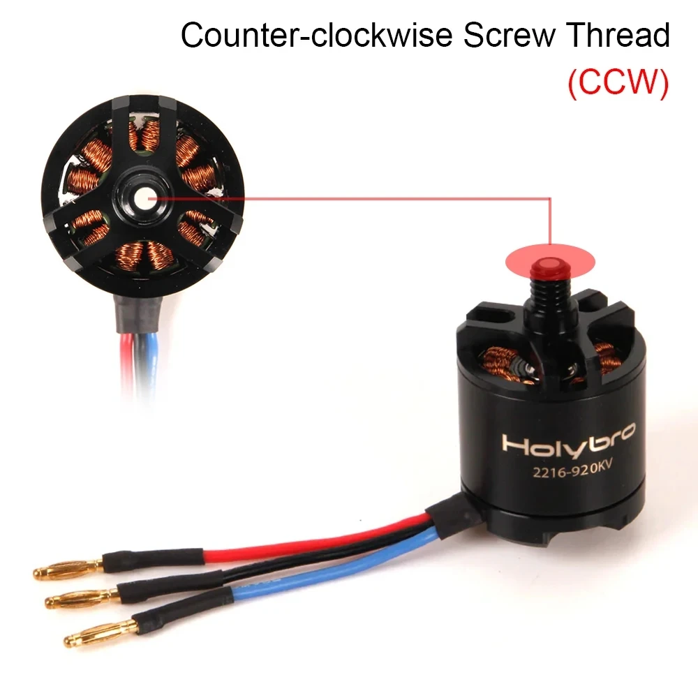 Holybro 2216 920kv motor sem escova cw ccw substituição para s500 v2 kit x500 compatível 1045 hélice para rc fpv drone peças