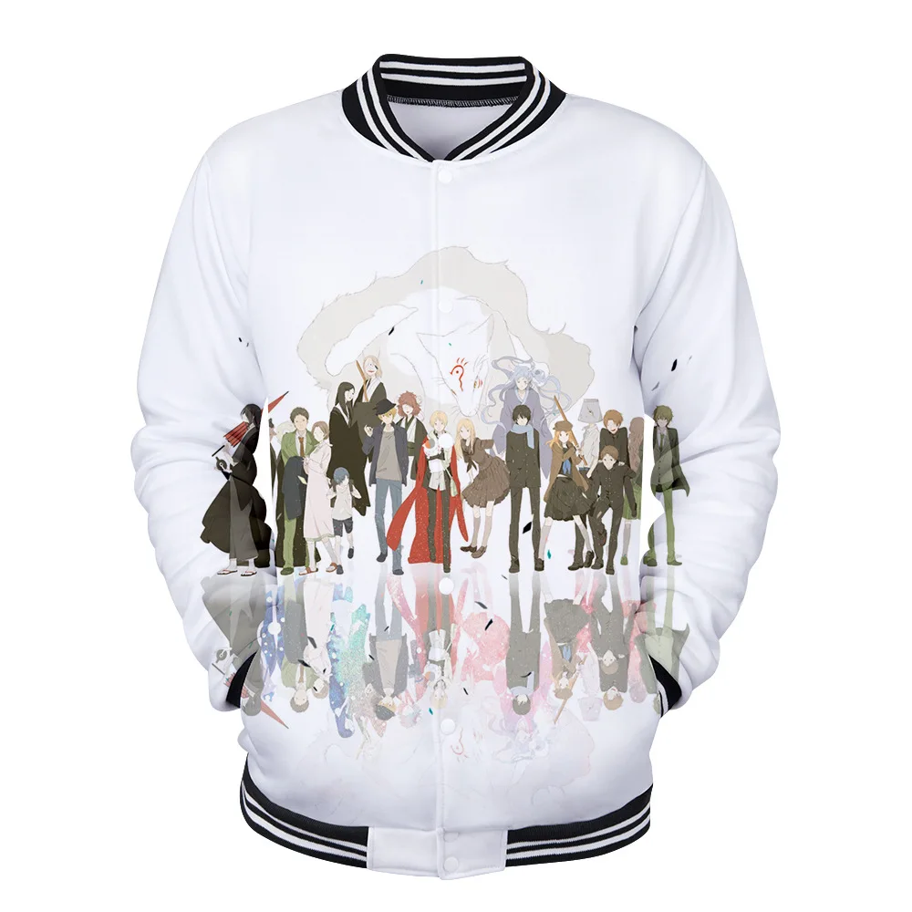 Anime Natsume's Book of Friends Cosplay Baseball Jacket Men Bomber Jacket Streetwear Hip Hop Natsume Yuujinchou Baseball Uniform