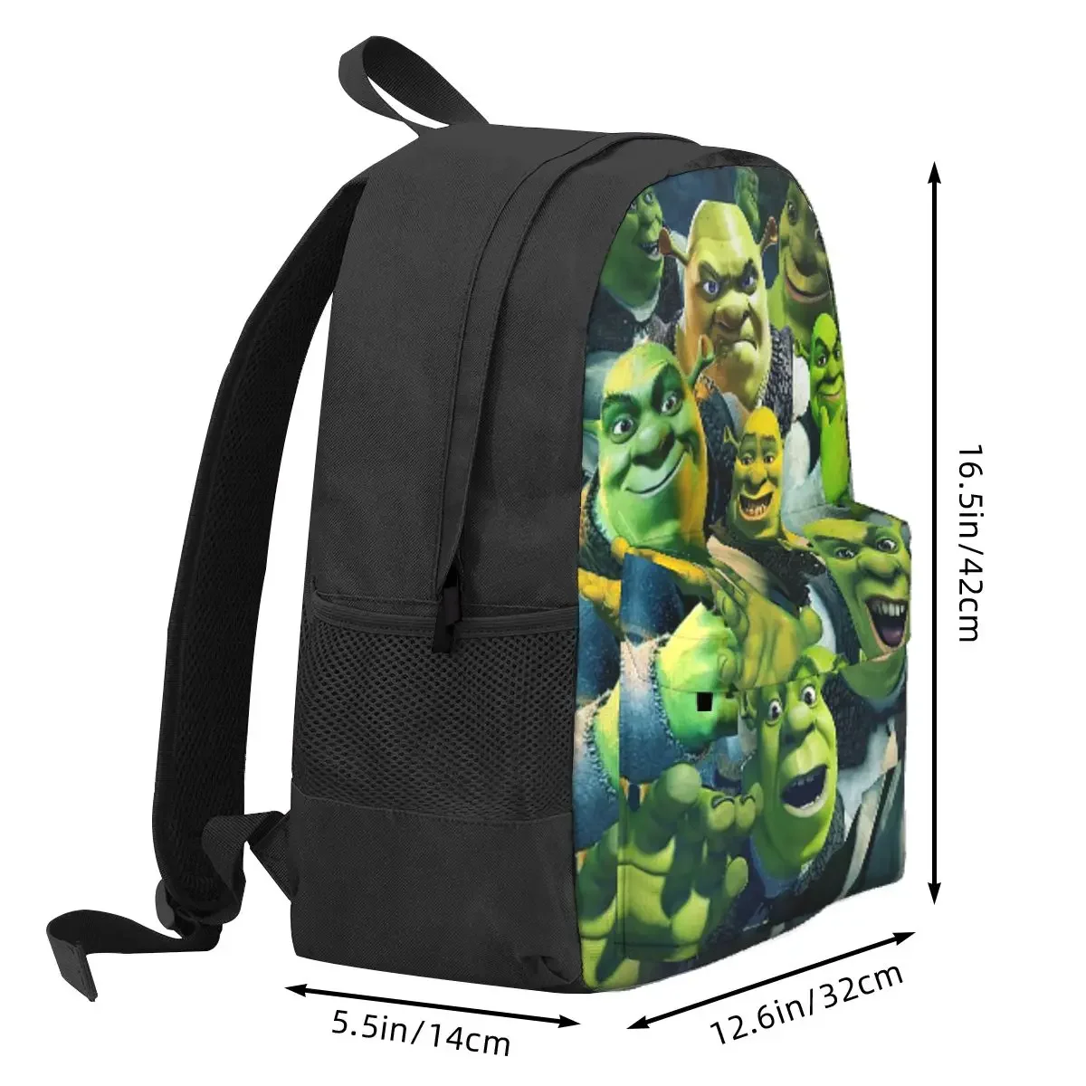 Shrek Collage Poster Design 2021 Backpack Daypack Large Capacity Children BookBag School Bag Shoulder Bags for Men Women
