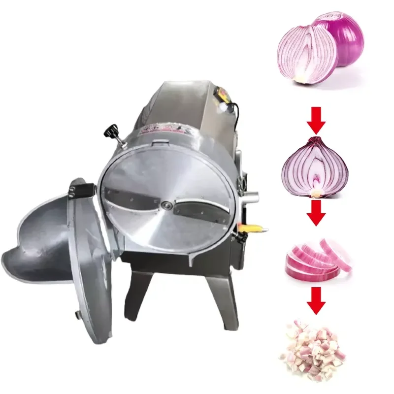 High Quality Okra Cutting Machine Vegetable Cutter Coupe Vegetable Cutter Cube 2 in 1 Vegetable Cutter