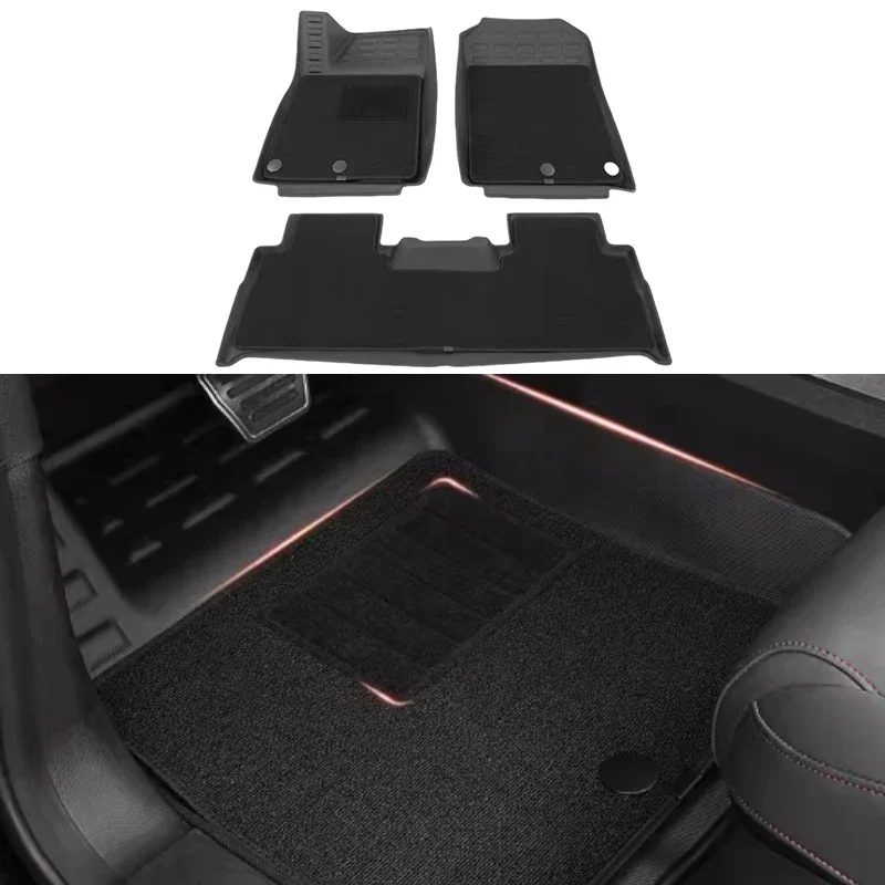 Car Carpet Floor Mats Fit for JETOUR Traveler T2 2023-2024 Car Environmentally Friendly Tpe Floor Mats Car Interior Accessories