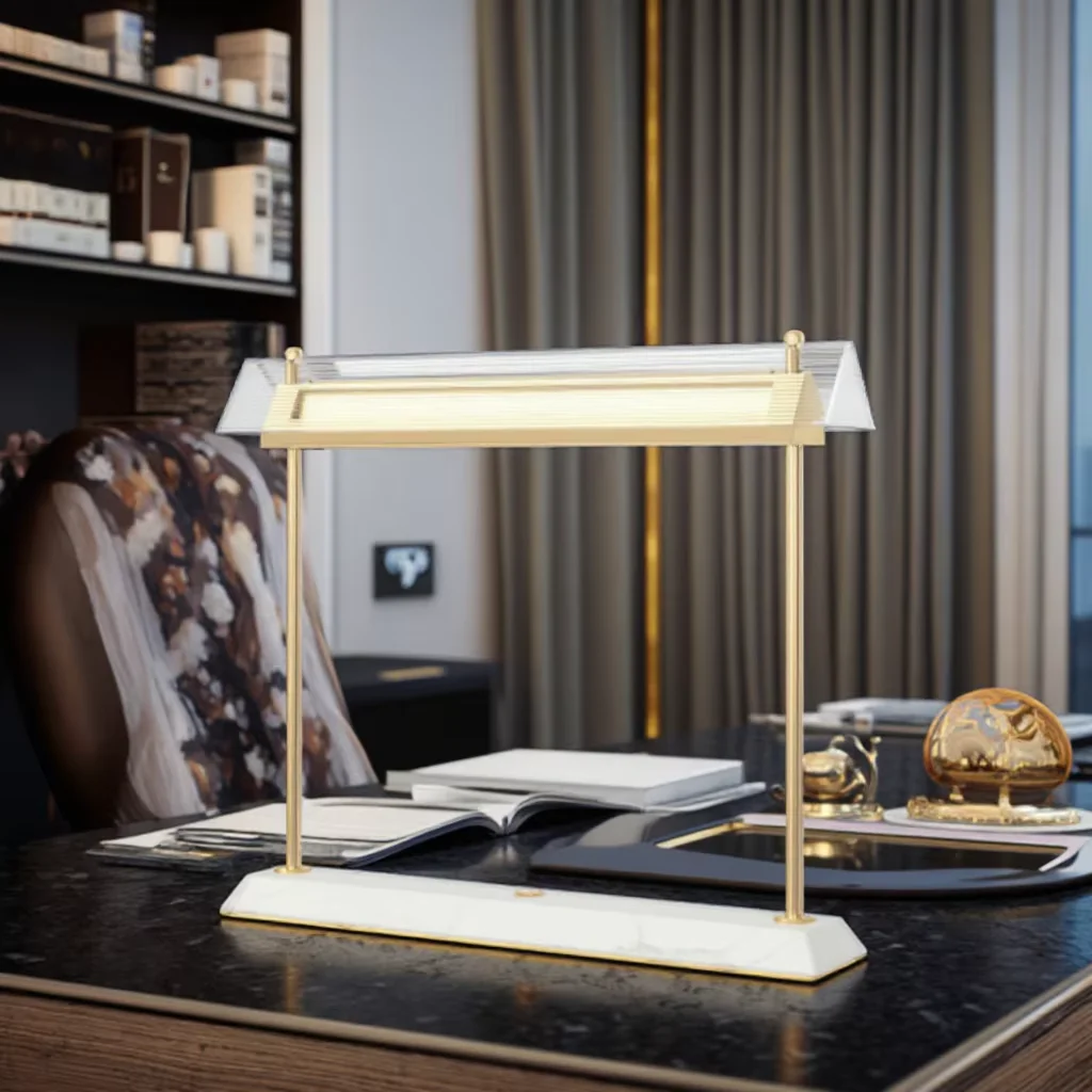 Scandinavian style premium desk lamp with elegant and novel learning shadows