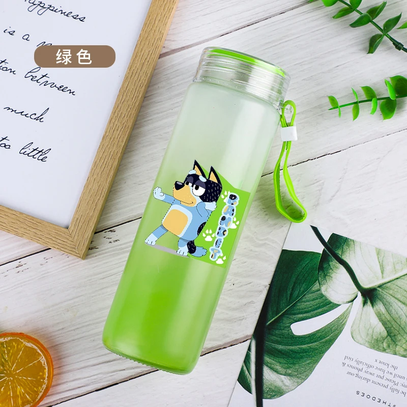 

Blueys Frosted Water Bottle Large Capacity Portable Water Bottle Sturdy Durable Anti Slip Water Bottle Children's Birthday Gift