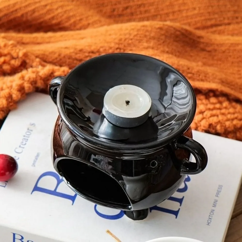 

Fashion Ceramic Candle Aromatherapy Stove Simplicity Relaxing Incense Burner Handmade Essence Stove Home Use