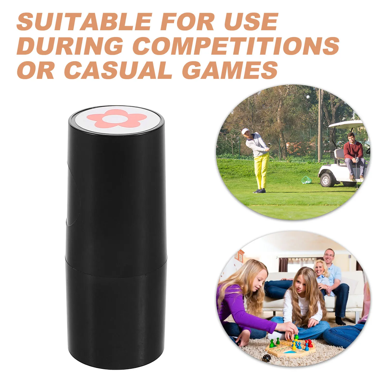 Golf Ball Stamp Self Inking Stamper Quick Dry Ink Portable Design For Custom Marking Flower Shaped Tool Golf Accessories