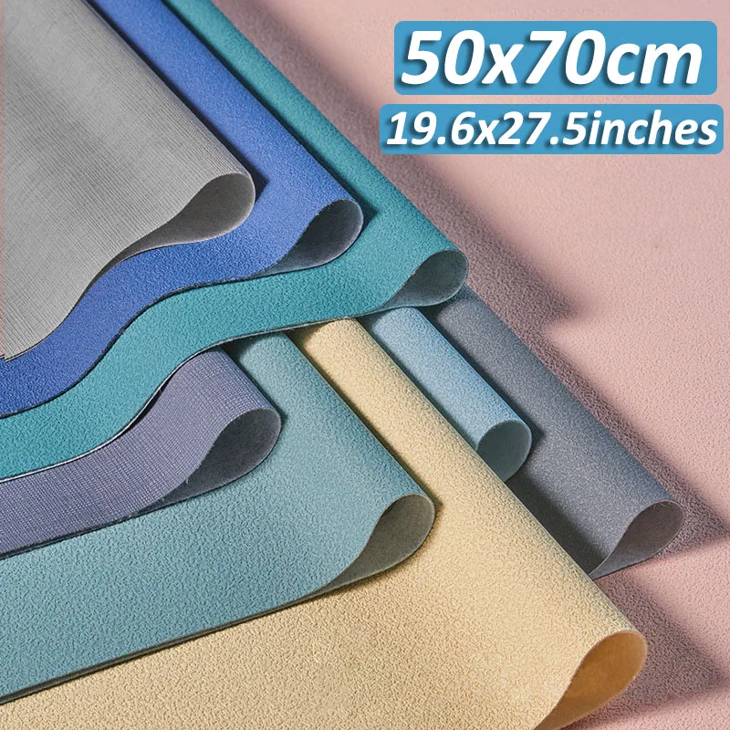 Texture photography backdrops cloth 50x70cm solid color waterproof dustproof photo background cosmetics clothing food live props
